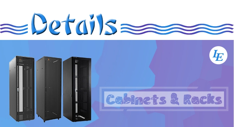 High Quality Standard 19 Inch Data Center Server Rack 42u Floor Standing Glass Door DDF Network Cabinet