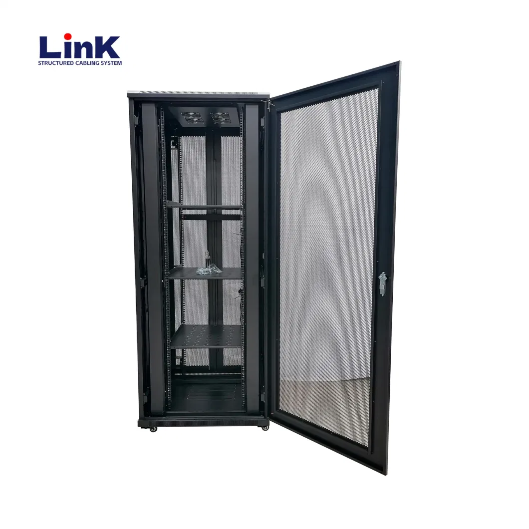 Floor Standing 18u 27u 42u 47u Data Center Server Network Cabinet Rack