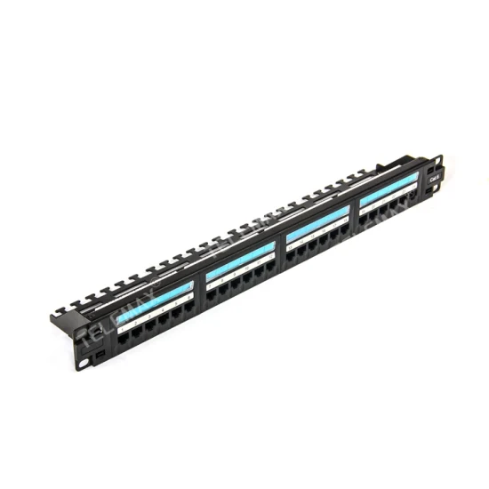 패치 패널 Cat6/Cat6a Utp 24 포트 1u 19 인치